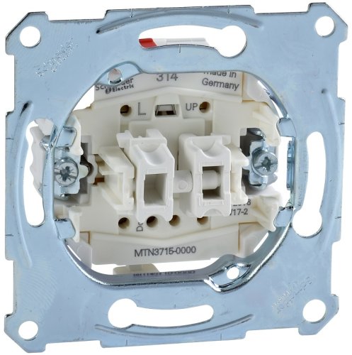 Выключатель жалюзи без накладки без рамки Schneider Electric Merten System M 2-кл. картинка